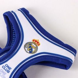Real Madrid Arnés para Perros XXS Azul
