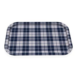 Bandeja Versa Vichy Azul Metal 23 X 1,5 X 34 CM Precio: 4.49999968. SKU: B1FP76VPF7