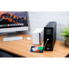 APC Back-UPS BR1200SI 1200VA 720W UPS Línea Interactiva Negro
