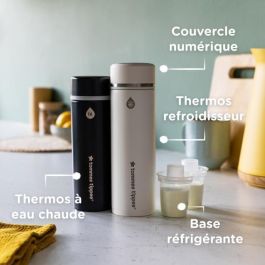 TOMMEE TIPPEE Kit de preparación de biberones GoPrep, 2 minutos, termo enfriador, temperatura en pantalla LED TOMMEE TIPPEE Kit de preparación de biberones GoPrep, 2 minutos, termo enfriador, temperatura en pantalla LED