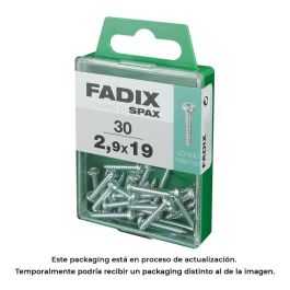 Fadix 10921157 Tornillo Rosca Chapa Cr Cinc 2,9x19mm Caja 30 Unidades