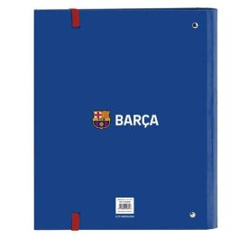 Carpeta de anillas F.C. Barcelona Azul Granate 27 x 32 x 3.5 cm
