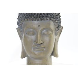 DKD Home Decor Figura Oriental de Cabeza de Buda en Resina Gris Claro 15x25x16 cm (2 Unidades) DKD Home Decor Figura Oriental de Cabeza de Buda en Resina Gris Claro 15x25x16 cm (2 Unidades)