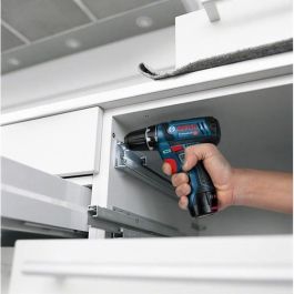 Bosch Professional 06019B690G Taladro Atornillador de Impacto GSB 12V-15 a Batería, Incluye 2 Baterías (2.0Ah + 4.0Ah)