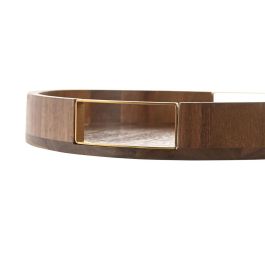 Bandeja Basicos DKD Home Decor Natural Dorado 35.5 x 5 x 35.5 cm Bandeja Basicos DKD Home Decor Natural Dorado 35.5 x 5 x 35.5 cm