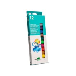 Tempera Solida En Barra Liderpapel Escolar 10 gr Caja De 12 Colores Surtidos