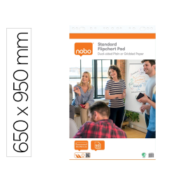 Nobo Bloc Congreso Papel Reciclado Cuadriculado/Liso 650x950 mm 50 Hojas 60g/m2 Pack 2 Unidades Precio: 25.4999998. SKU: B13HXFFRZD