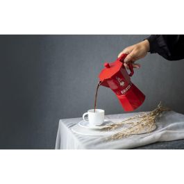 Cafetera Italiana Bialetti MOKA EXCLUSIVE Rojo Aluminio 3 Tazas