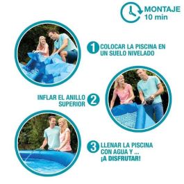 Piscina hinchable redonda easy set con depuradora filtro (capacidad 3077 litros) 305x61 cm