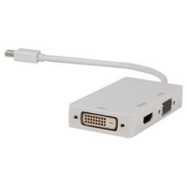 MicroConnect Adaptador Mini DisplayPort a DVI/VGA/HDMI para conectar múltiples pantallas