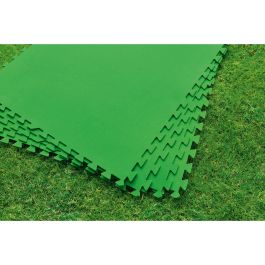 Bestway Suelo Piscina Foam Verde 9 Piezas 78x78 cm Jardin 58636