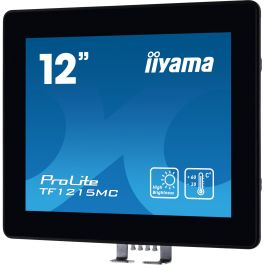 iiyama TF1215MC-B1 Monitor Táctil 12.1" (31cm) 4:3 M-Touch IP65 HDMI+DP+VGA Negro para Puntos de Venta