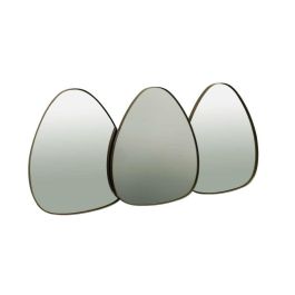 DKD Home Decor Espejo de Pared Loft Cobrizo con Marco de Metal 129 cm Ancho x 60 cm Alto x 6 cm Profundo