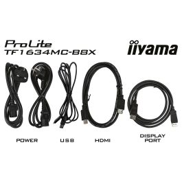 iiyama TF1634MC-B8X Monitor Táctil de 15.6" Full HD LED 1920x1080 con HDMI y DisplayPort