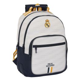 Mochila Escolar Real Madrid C.F. Blanco 32 x 42 x 15 cm Mochila Escolar Real Madrid C.F. Blanco 32 x 42 x 15 cm