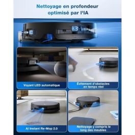 Ecovacs AAARH14208 Aspiradora Robot DEEBOT X9 PRO OMNI 16600 Pa Ultrafina con Autolimpieza Instantánea y Tecnología BLAST