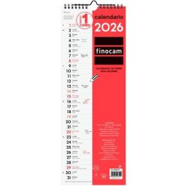 Finocam Calendario de Pared para Escribir, largo 155x430 mm, MV Neutro 2026 – Planificador Anual con Espiral Precio: 4.94999989. SKU: B19N3A9DYX