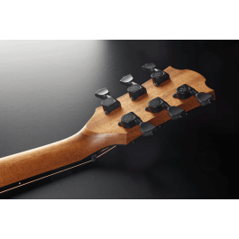 LAG Guitarra Acústica Dreadnought Sauvage - Tapa Sólida Brankowood, Fondo y Aros Eucalipto Ahumado, Acabado Satinado