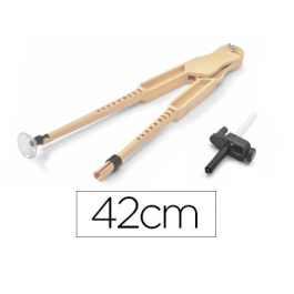 Faibo Compas para encerado de plástico imitación madera con adaptador, 42 cm Precio: 10.50000006. SKU: B1G75EPYLG