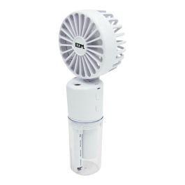 Edm Ventilador Nebulizador Recargable 4 Velocidades Batería 9.5 Horas USB C 6.2 x 16.4 cm Colores Surtidos