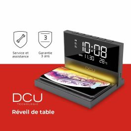 Reloj-Despertador DCU 37300830 Negro