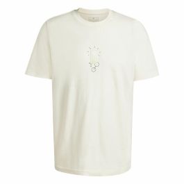 Camiseta de Manga Corta Hombre Adidas Molded Linear Blanco Natural Precio: 29.49999965. SKU: B15QQVEHCX
