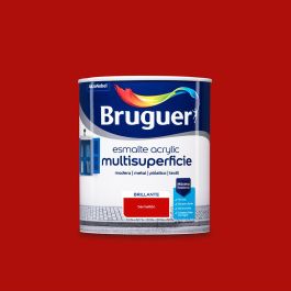 Bruguer Esmalte acrílico multisuperficie brillante bermellón 0,750l - Sin olor, secado rápido, ultralavable Precio: 21.49999995. SKU: S7902826