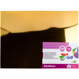 Liderpapel Cartulina Metalizada Oro 50x65 cm 235g/m2