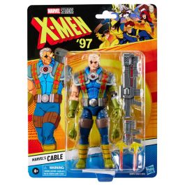 Hasbro Figura Marvel Legends Cable X-Men '97, articulada 15 cm, coleccionable, con blásters y manos alternativas Precio: 27.69000058. SKU: B1GG78289L