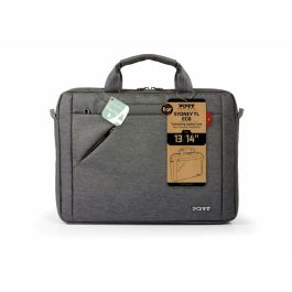 Port Designs POR1714445879409 Bolso para portátil ECO SYDNEY 13/14 pulgadas Gris