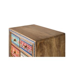 Giner y Colomer Mueble Auxiliar de Madera de Mango con 10 Cajones Pintados a Mano