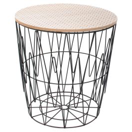 Home Deco Factory Mesa Varilla Zigzag Mobilier Design Tapa Madera Extraíble Altura 40 cm Precio: 20.50000029. SKU: B12WZ974JE