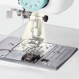 Medion Máquina de coser digital MED4061275230482 SD 36 38W 270 puntadas 700 rpm LED Turquesa