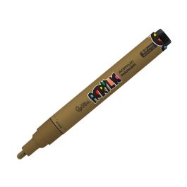 Rotulador Liderpapel Acrylic Base Agua Todo Tipo De Superficie Punta Redonda 3 mm Oro Rotulador Liderpapel Acrylic Base Agua Todo Tipo De Superficie Punta Redonda 3 mm Oro