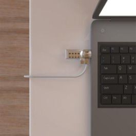 Aisens Cable de Seguridad con Cerradura de Combinación para Ordenador, Portátil, Monitor 1,5 M