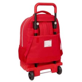 Mochila Escolar con Ruedas Sevilla Fútbol Club Rojo 33 x 45 x 22 cm