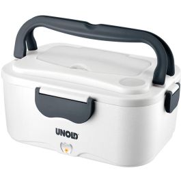 Unold 58850 Fiambrera Eléctrica Calentador de Comida 1.5L Gris/Blanco Acero Inoxidable/Plástico para Adultos