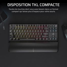 Corsair COR0840006678908 Teclado Gaming Inalámbrico RGB K70 Core TKL con Interruptores MLX Red v2