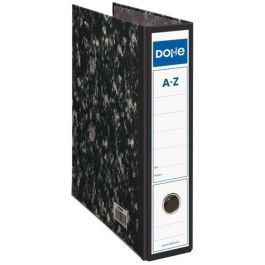 Dohe Archivador Palanca Archinovo Folio, Lomo Ancho, Cartón Rígido Negro Jaspeado, Cantoneras Metálicas Precio: 2.50000036. SKU: B1BDW9XFN9