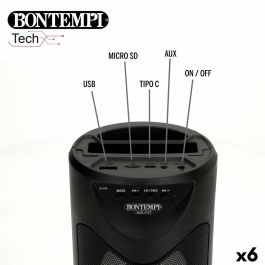 Altavoz con Micrófono Karaoke Bontempi 6 Unidades Altavoz con Micrófono Karaoke Bontempi 6 Unidades