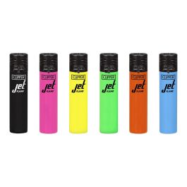 Clipper Encendedor Jet Flame Llama Anti-viento Shiny Colores Surtidos ckj1a001h