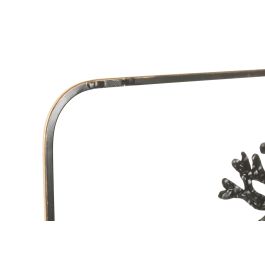 DKD Home Decor Decoración de Pared Mediterráneo Azul Dorado Metal 50 x 50 cm (4 Unidades)