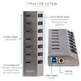 Hub USB Startech 5G7AIBS-USB-HUB-EU