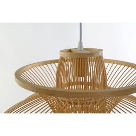 DKD Home Decor Lampara Techo Balines Bambu Natural 50 x 50 x 37 cm