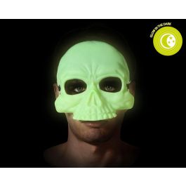 Máscara Calavera Rígida Que Brilla En La Oscuridad Halloween Fiesta