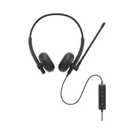 Dell WH125 Auriculares Diadema Supraaurales con Micrófono, USB-C Plug-and-Play, Negro para Llamadas y Música