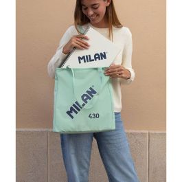 Milan Bolso Shopper Colección 430 Verde. Tejido RIPSTOP ligero y resistente a roturas, forro 100% poliéster.