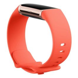 Fitbit Charge 6 Coral / Champagne Gold Aluminio AMOLED GPS Pago NFC - Seguimiento Salud y Deporte