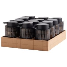 Day Dispensador Jabón Vidrio y Plástico Altura 12,5 cm Diámetro 7,5 cm