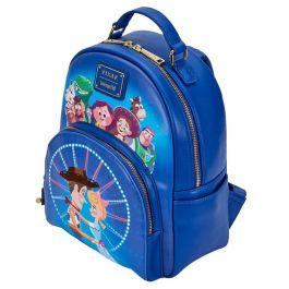 Loungefly Mochila Woody & Bo Peep Toy Story Disney 28cm - Piel Vegana con Detalles Bordados y Estampados